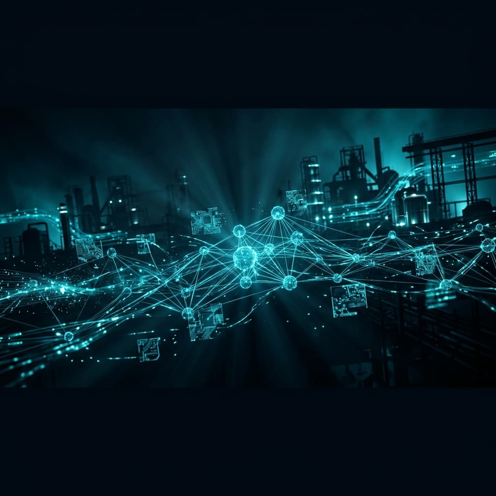 Industrial AI background